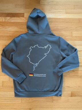 Nurburgring Gray Hoodie Men's L